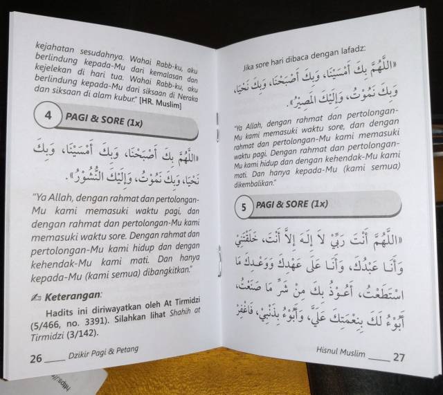 Buku Dzikir Pagi Dan Petang