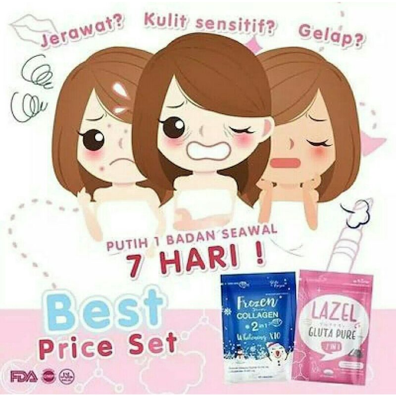 [PROMO] COUPLE SET SPEED WHITENING FZ COLLAGEN+LAZEL