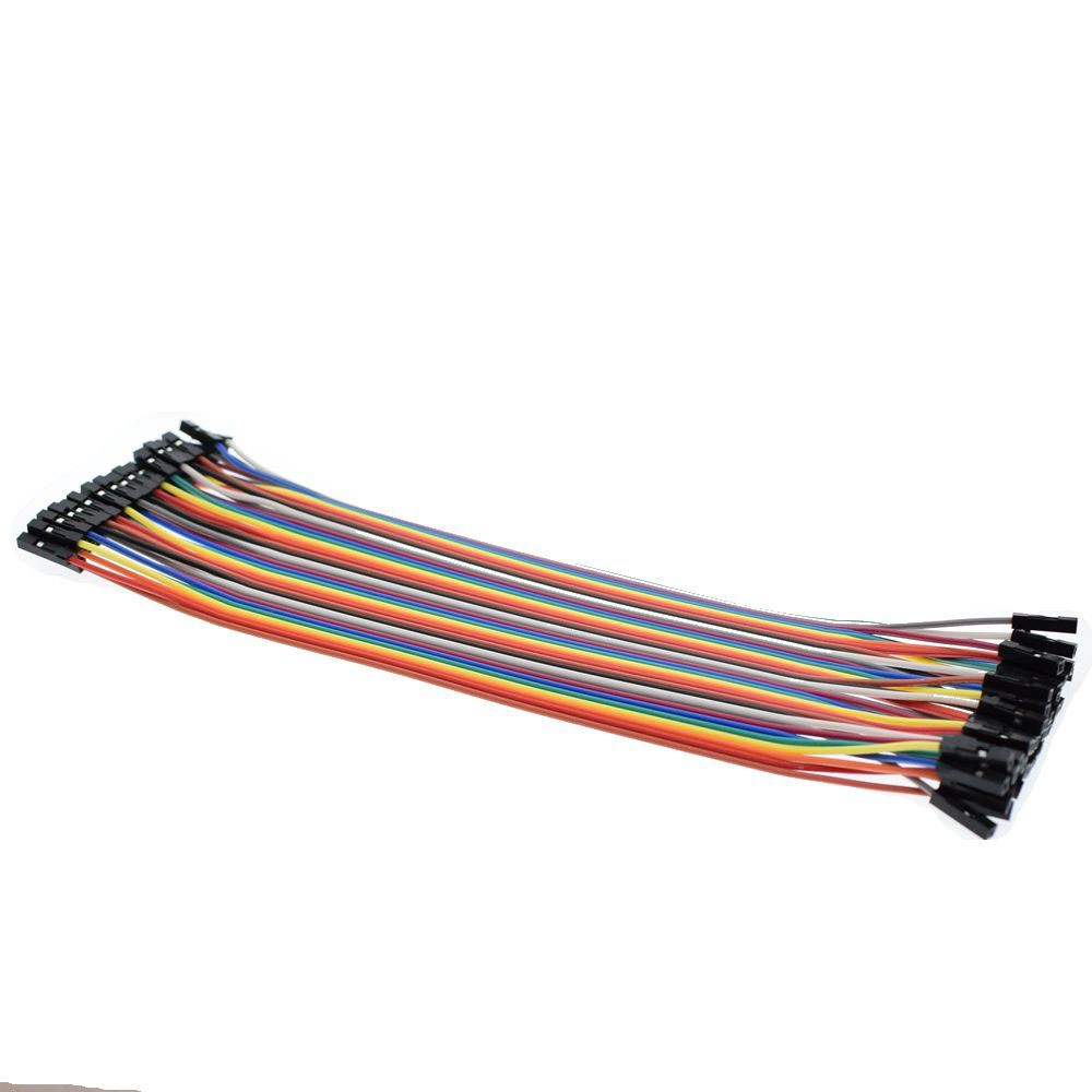 KABEL JUMPER DUPONT 20CM 10 BUAH FEMALE - FEMALE ARDUINO UNO MEGA RASPBERRY