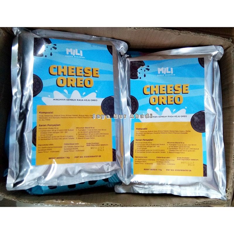 

BUBUK MINUMAN MILI RASA CHEESEoreo