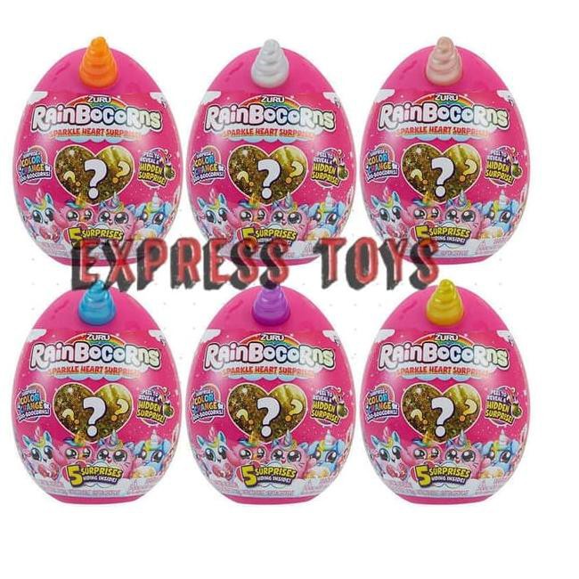 Zuru Rainbocorns Sparkle Heart Surprise Mystery Egg 5 Suprises Big Promo