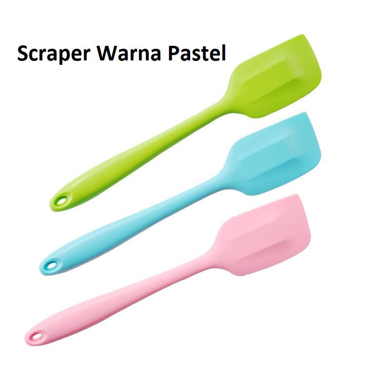 Spatula Silikon Food Grade / FDA Certified / Pengaduk Adonan Kue Silicone / Scraper