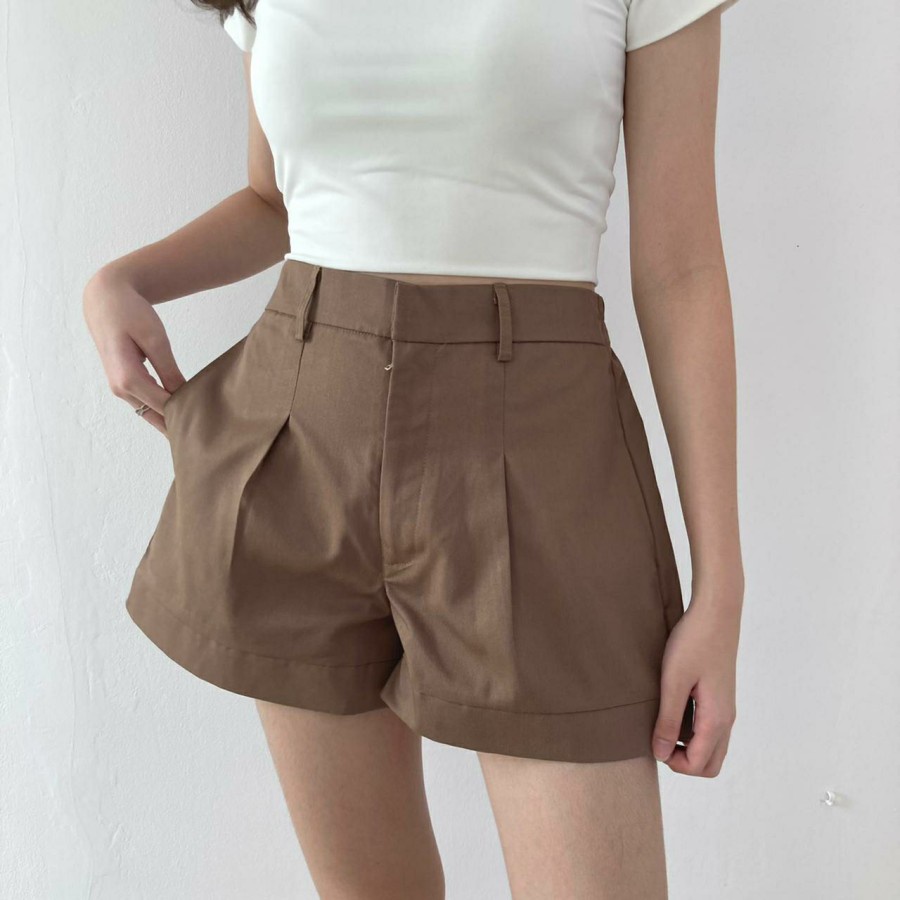 Belinda Short Pants Celana Pendek Wanita Premium Korea Style Highwaist - Big Plaza