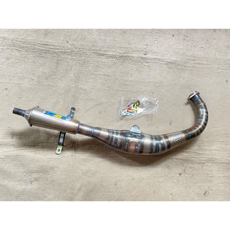 Knalpot D2T Jogja Original Rx King Telo Kolong 3v3 Plat Original Racing jogjakarta