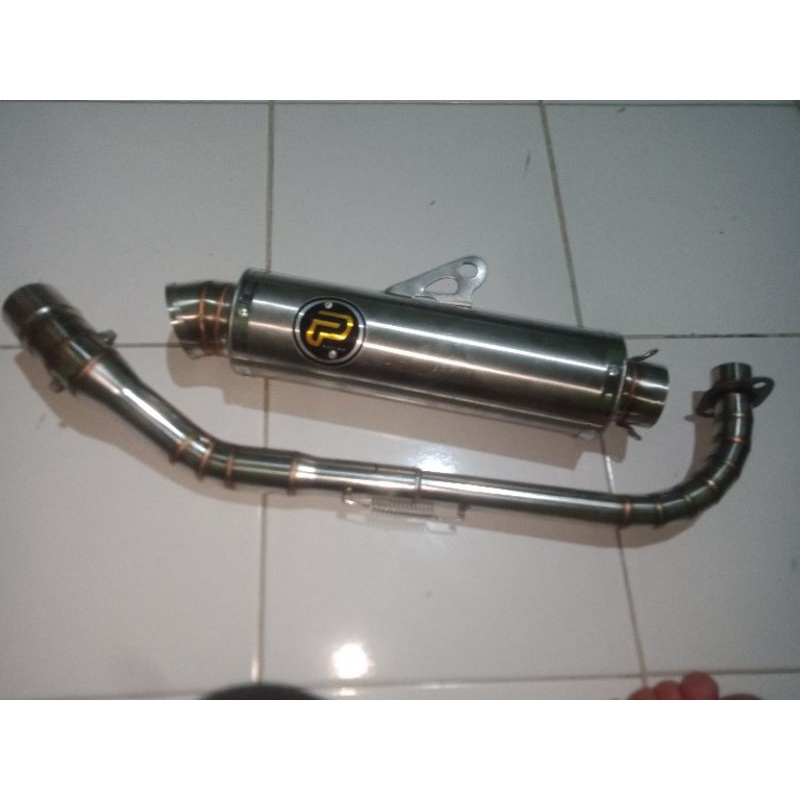 KNALPOT KOLONG CACING MOTOR BEBEK PEKAJAMAN TERMURAH TERLARIS