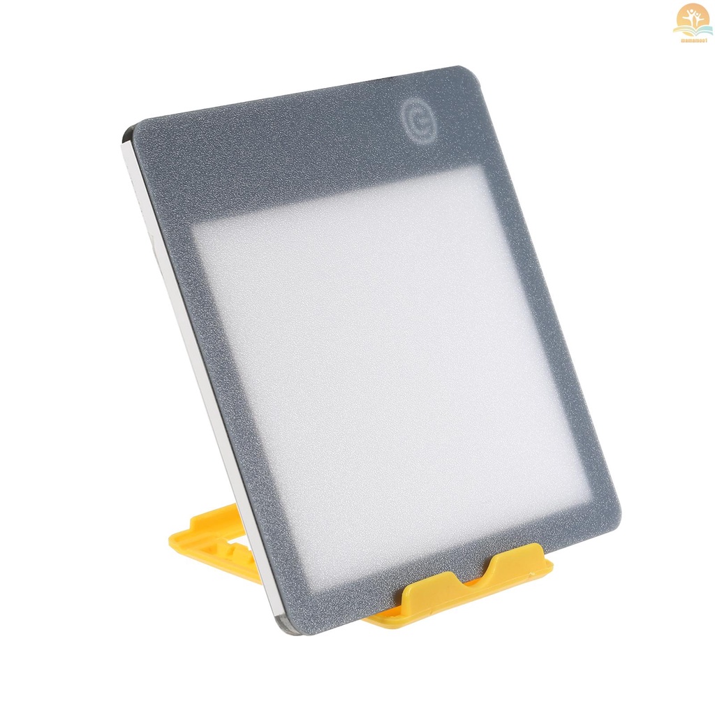 Portable Energy Light  UV-Free 10000 Lux LED Bright Lamp Light Pad Tracing Board 3-Level Adjustable Brightness with Stand Natural Sunlight Table Lamp for Home Office Use