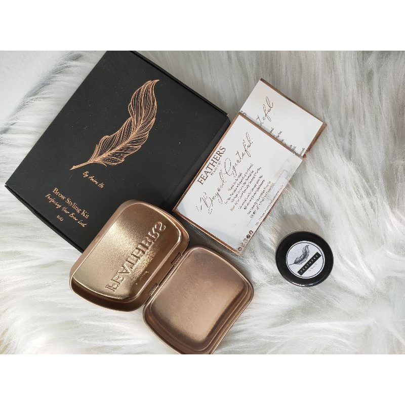 Feathers brow styling by amira ho share in jar