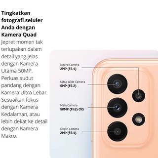 Handphone | Hp Android  Samsung Galaxy A23 6.6&quot; FHD+ Big Battery 5000mAh - Garansi Resmi SEIN 1 Tahun