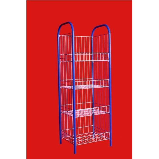 GOSEND ONLY - RAK DISPLAY JARING CHIKI 4 SUSUN - TEMPAT SNACK