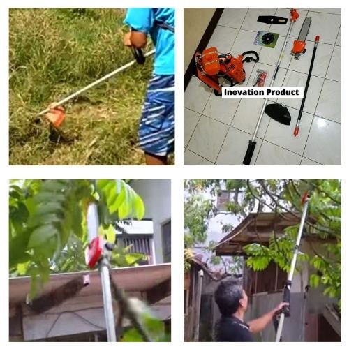 Mesin Potong Rumput dan Kayu Chainsaw 2 in 1 Serbaguna 114110