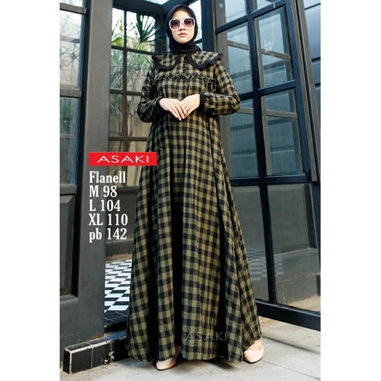 GAMIS KATUN FLANEL CORDUROY BY ASAKI ORIGINAL