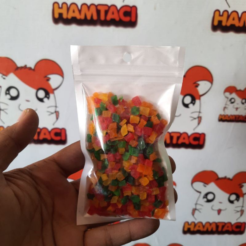 FRUIT BITE/DRIED FRUIT MINI PACK 45GR SNACK HAMSTER/GERBIL/SUGARGLIDER/LANDAK DLL