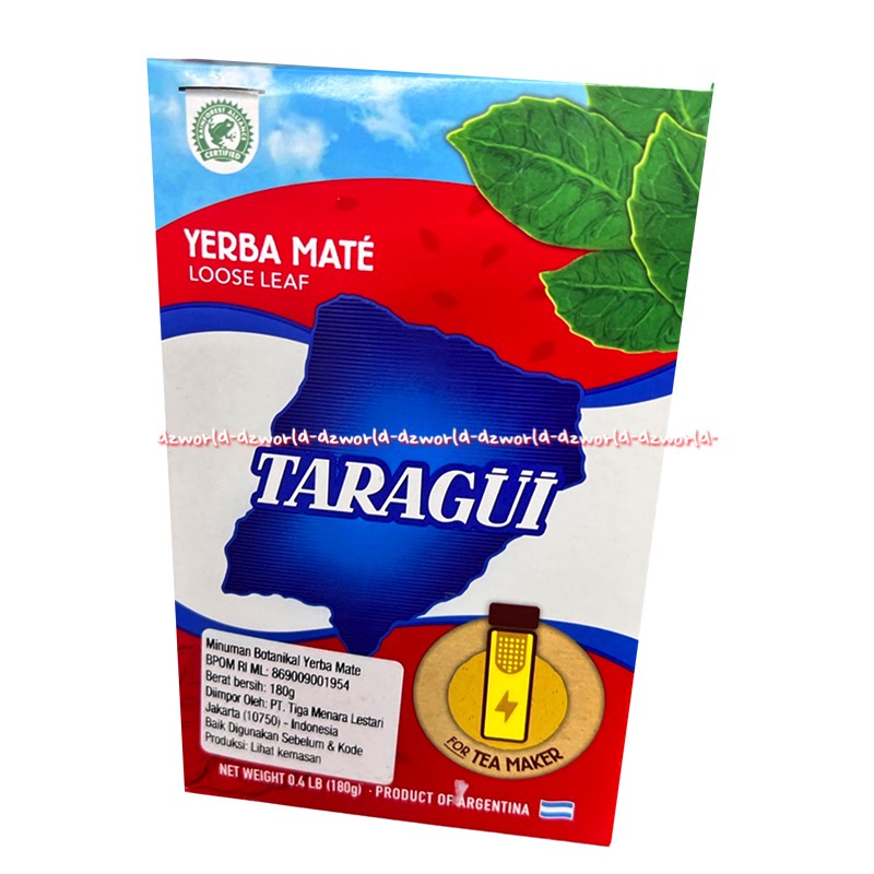 Yerba Mate 180gr Taragul Loose Leaf For Tea Maker Minuman Botanical Elaborada Minuman Daun Teh Tradisional Dari Argentina Taraguy Yerbamate Taragul