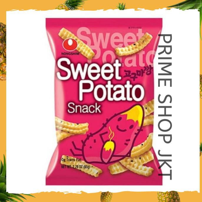 

Nongshim Sweet Potato Snack Korea Potato Ubi 55gr Makanan Cemilan