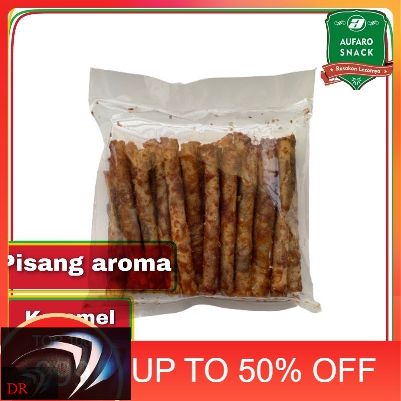

LUMPIA PISANG SALE / PISANG AROMA KARAMEL AUFARO SNACK CARAMEL BANANA STICK CHIPS