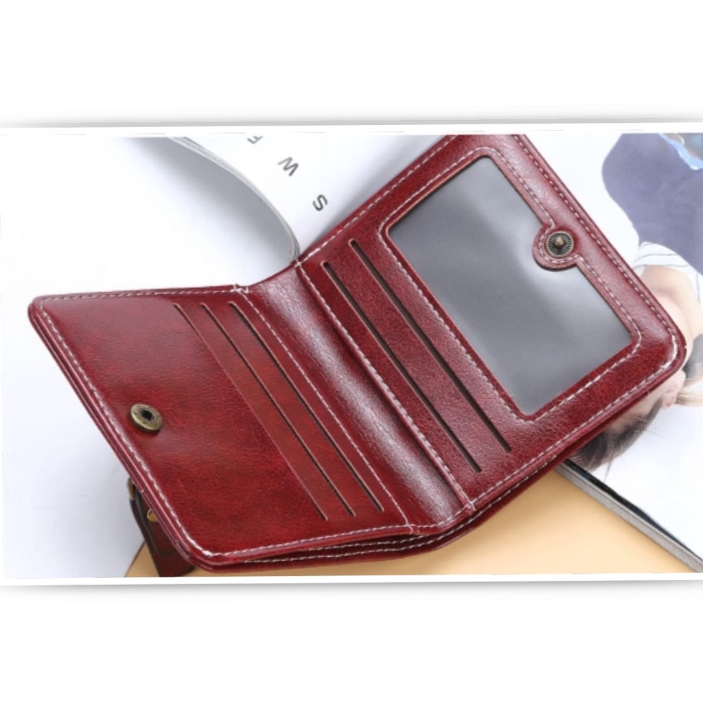 DOMPET LIPAT WANITA IMPORT BAELLERRY ORIGINAL KOREA SUBICA BRANDED KECIL MINI KARTU UANG RESLETING KOIN SIMPLE PENDEK TIPIS REMAJA CEWEK KEKINIAN MURAH PREMIUM BATAM ORI