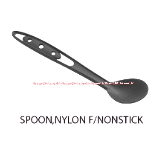 Pedrini Spoon Nylon For Non Stick Black Alat Sendok Centong Saji Panjang Peddrini Peddrinni Pedrinni