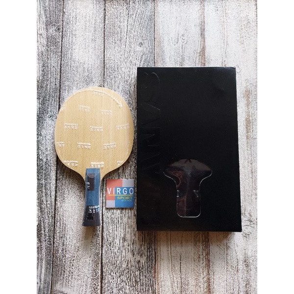 Sanwei 75 Outer carbon ALC kayu blade bet pingpong 100%Original