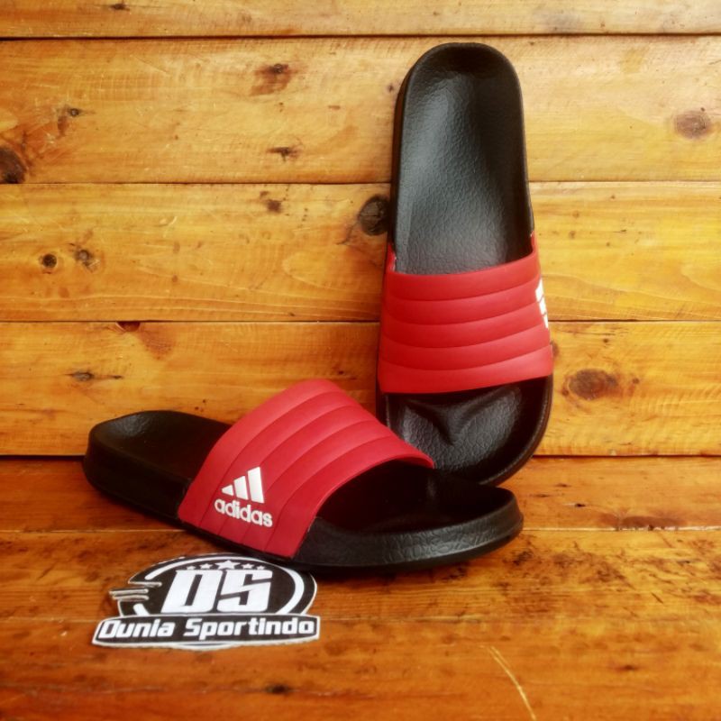 SANDAL ADIDAS UP RED ART PREMIUM || SANDAL ADIDAS KARET PRIA RINGAN