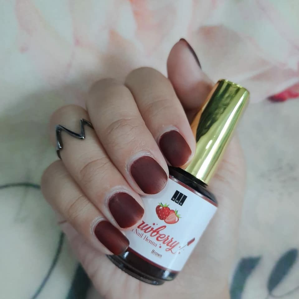 Kutek Halal Strawberry Nail Henna Shopee Indonesia