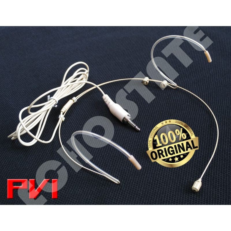 HEADWORN PVI HM-02S HEADSET LIDI MIC MIK MIKROFON MICROPHONE SPAREPART
