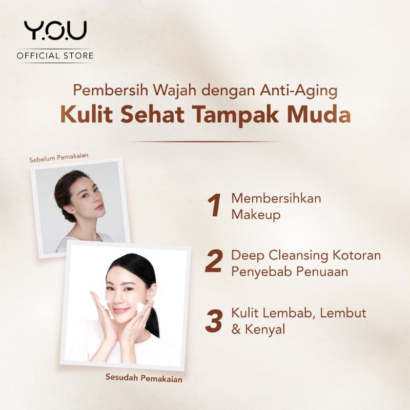 YOU Golden Age Deep Cleansing Facial Wash 100g