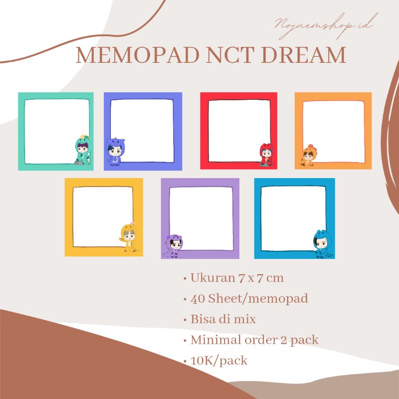 

MEMOPAD NCT DREAM