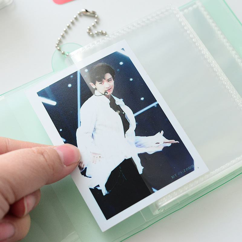 Tempat Photocard Album Foto Glitter Jelly 36kantong Untuk Foto 3inch