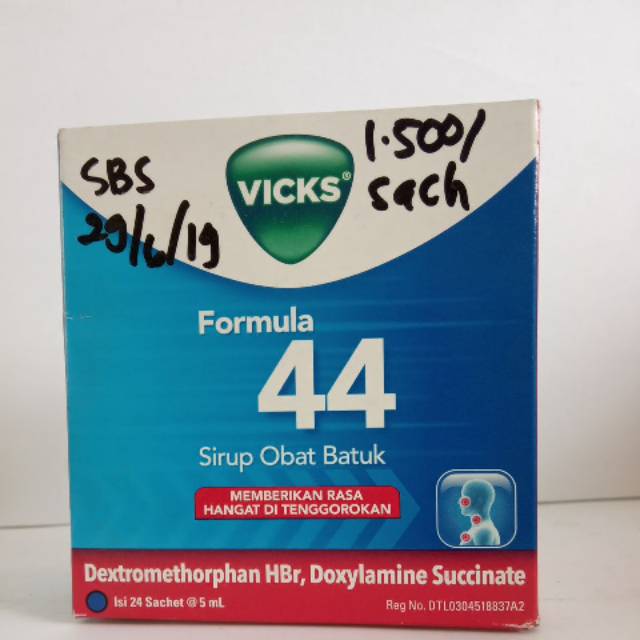 Vicks formula 44 24 sachet