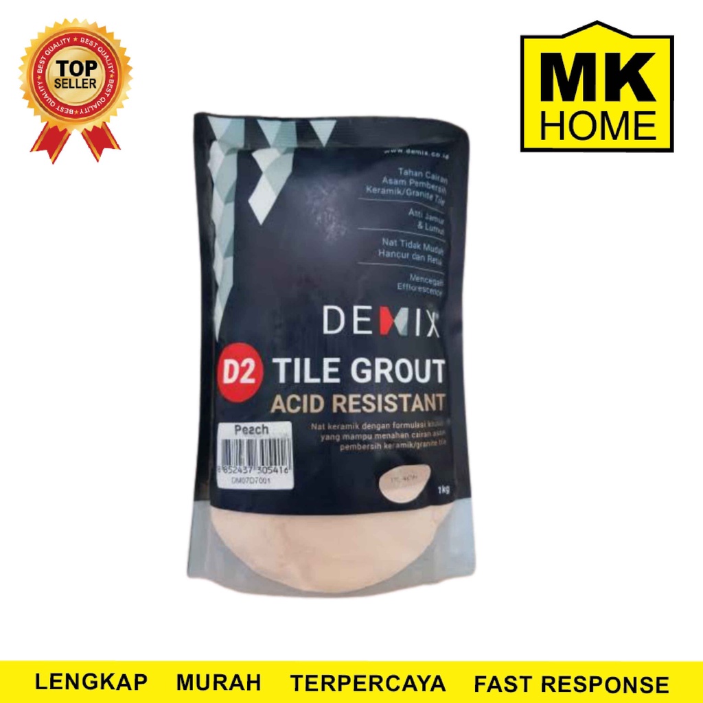 DEMIX D2 1 kg Tile Grout Acid Repellent Peach