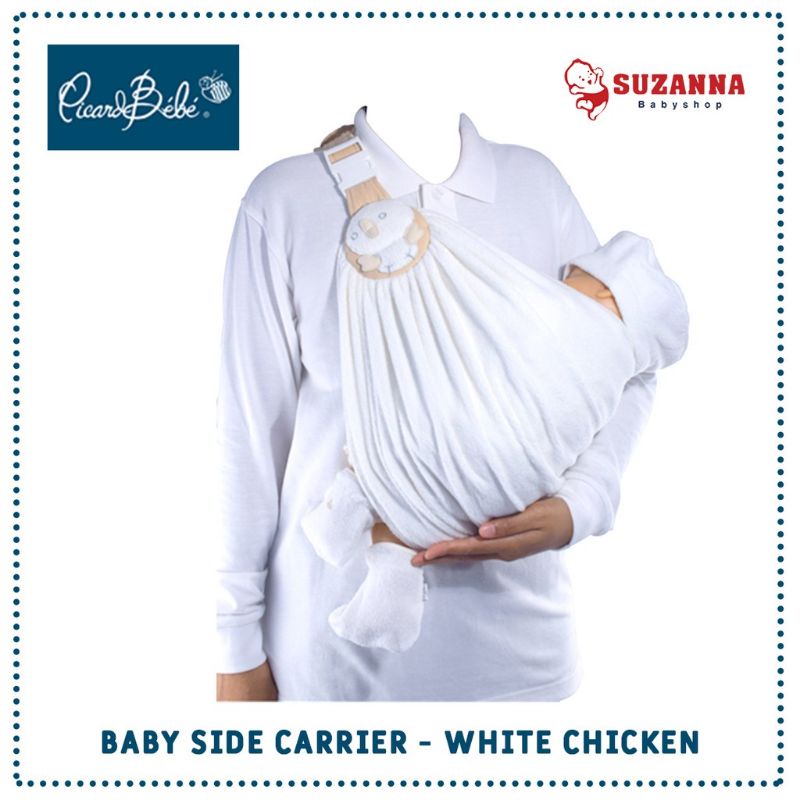 Gendongan Bayu Picard Bebe Side Carrier White Chicken