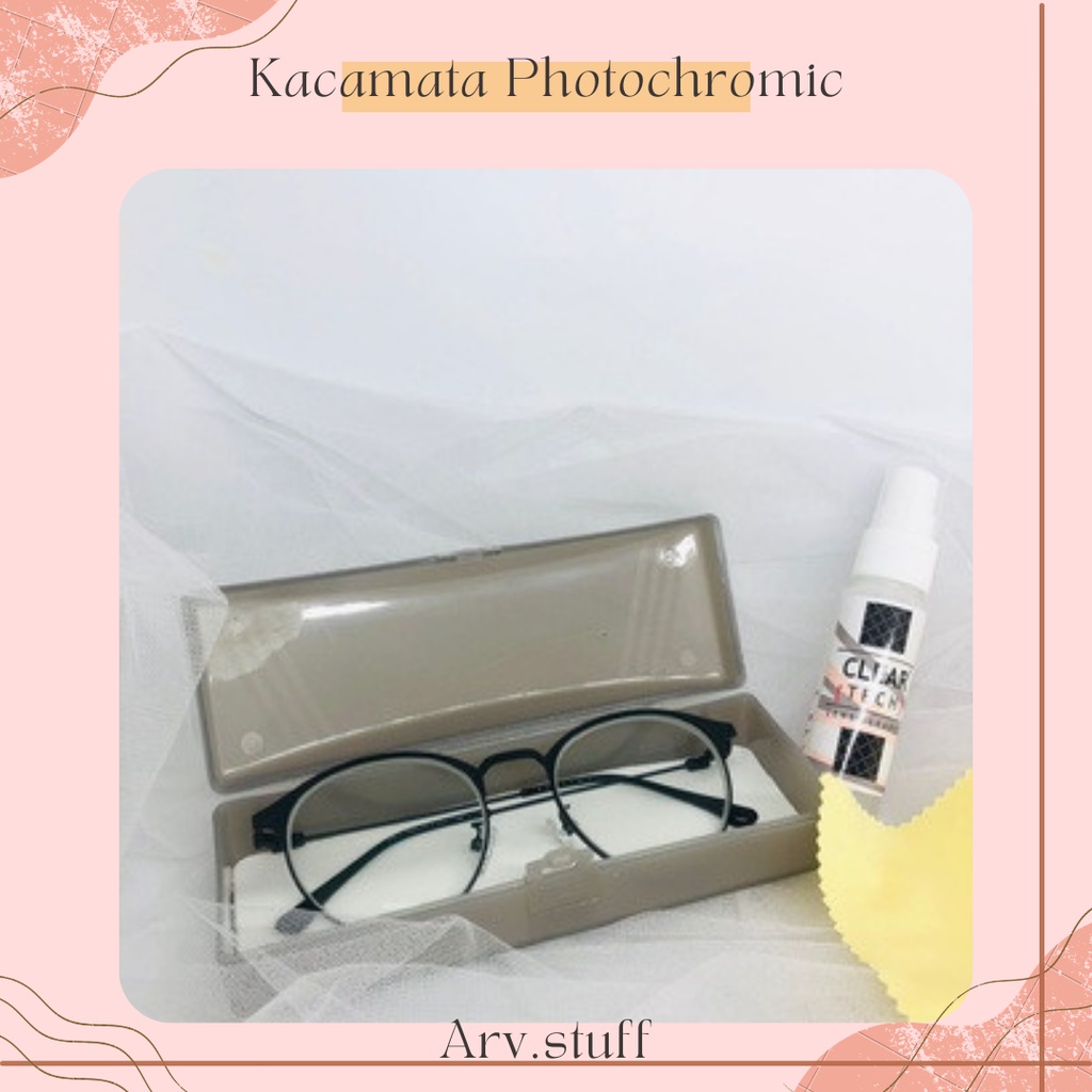 Kacamata Photochromic/Kacamata 2in1/ Kacamata Fashion/Kacamata Gelap