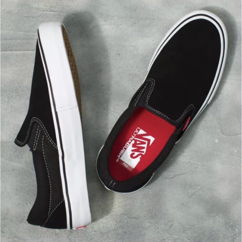 Vans Slip On Pro Black White Authentic Guarantee Original BNIB 100%