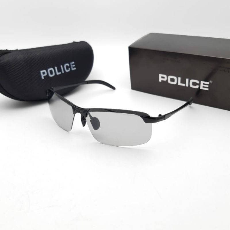 Kacamata Pria Wanita Police Fotosensitif photocromic