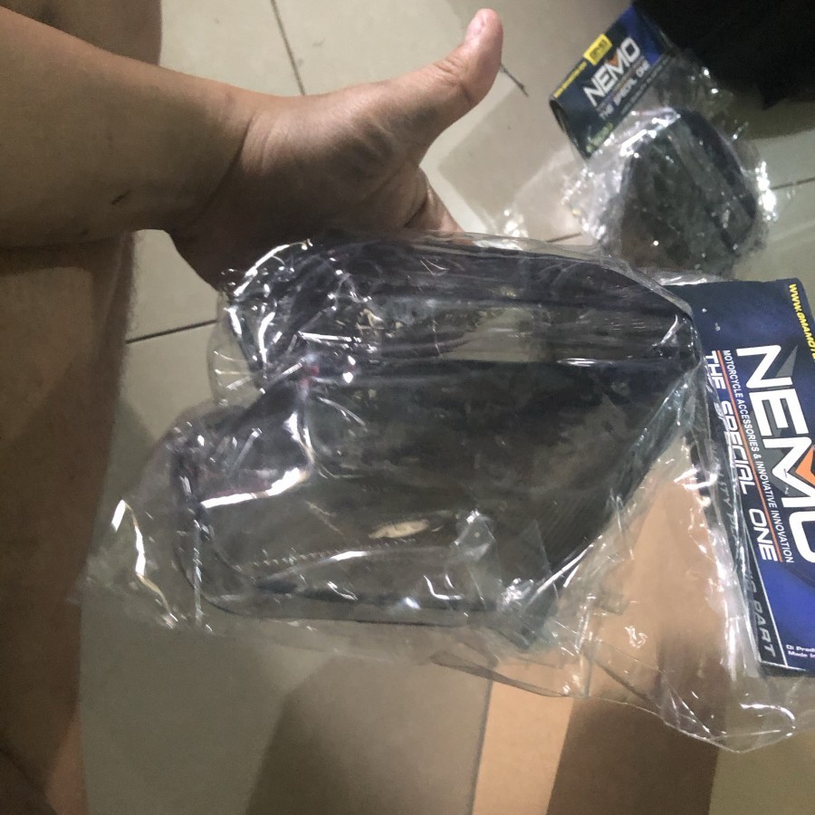 Mika Smoke Sein Sen New Nmax 2020 NEMO Cover TutupMika Lampu Sein Aksesoris Yamaha New Nmax 2020