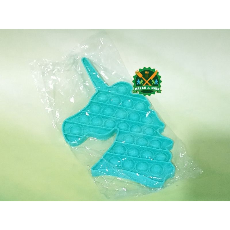 Mainan Fidget Pop it BTS Lucu Melatih Gerak Motorik Anak SNI XB001 004-Unicorn