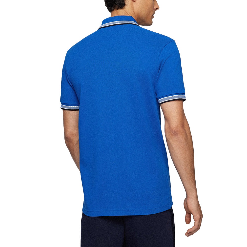 Hgo Boss Paddy Regular Fit Polo Shirt Blue 100% Original