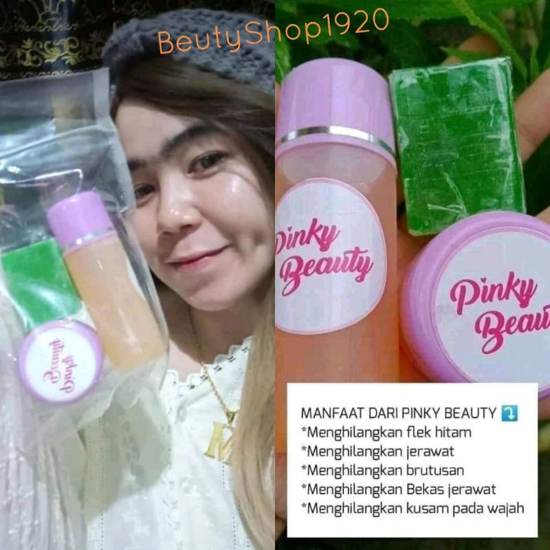 Pinky beauty/ cream pinkybeuty// paket normal/glowing