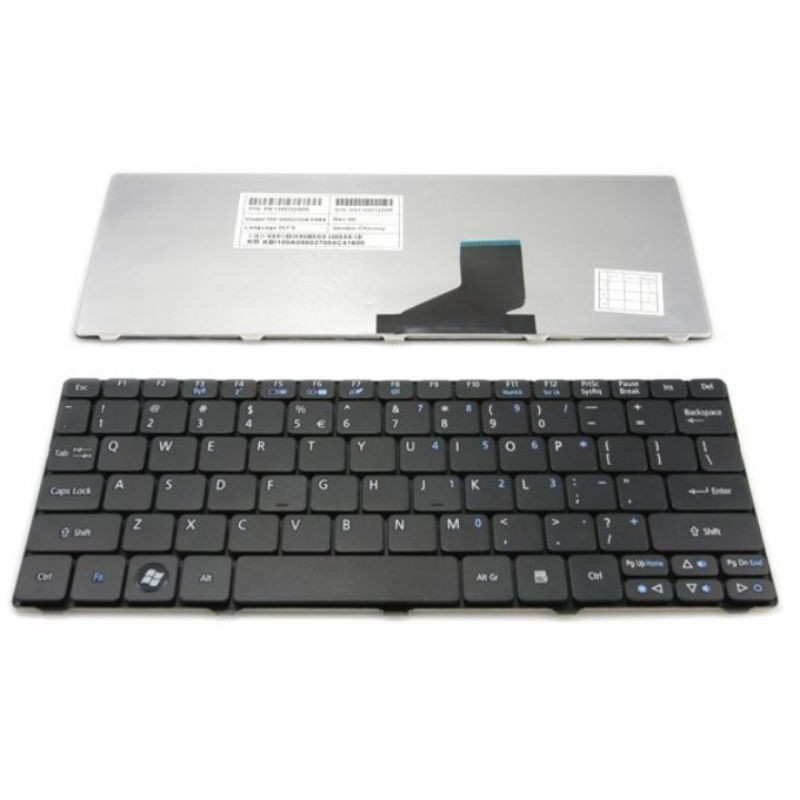 ORIGINAL Keyboard Acer Aspire One 521h 522h 532h 533h D255 D260 D270