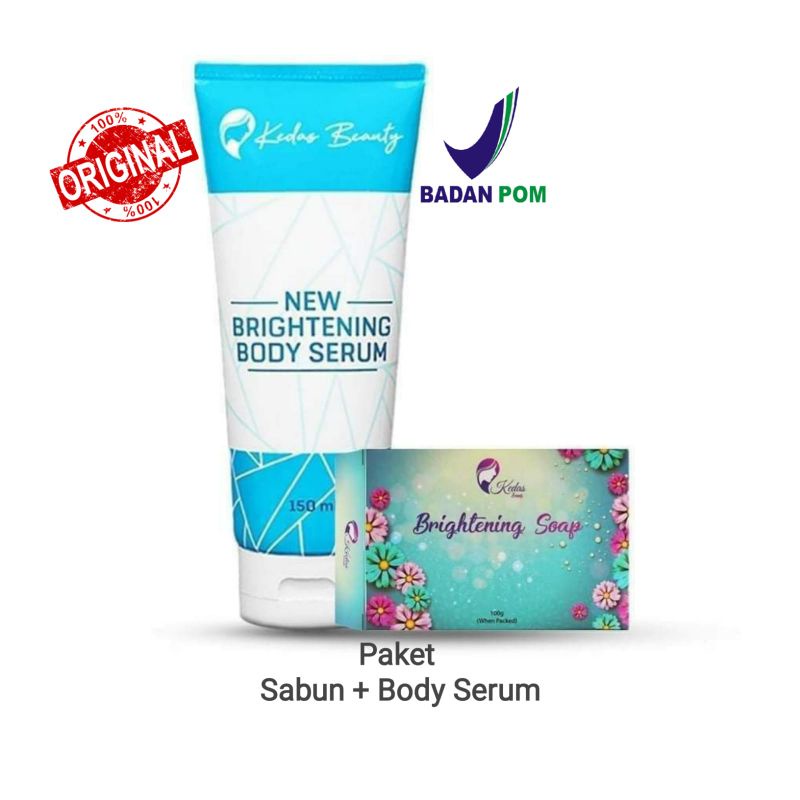 Paket Kedas Beauty Sabun Dan Body serum Original Bpom
