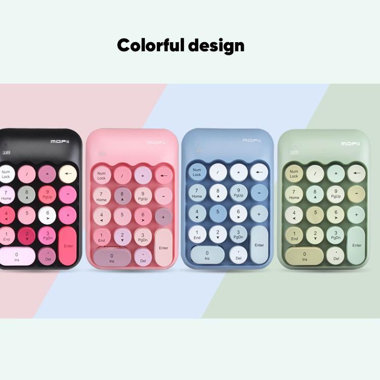 Best Seller.. MOFII Keyboard Numeric Wireless Mechanical Keyboard Keyboard Bluetooth Candy Mouse Wir