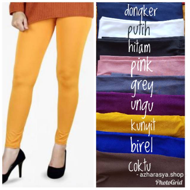 Legging jumbo jersey super best quality adem anti gerah dalaman gamis