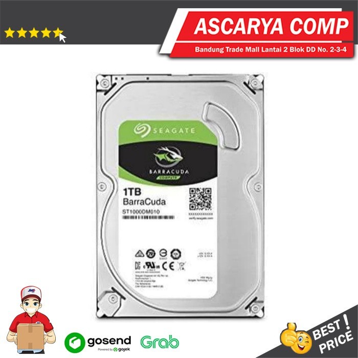 TERBARU Seagate Barracuda 1Tb sata3 / Harddisk 1TB / HDD / Hardisk PC 1TB
