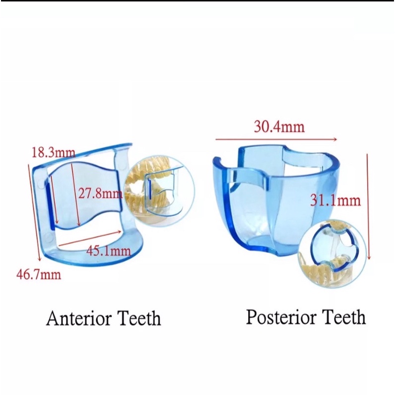 Dental Bite Block Anterior Posterior Gigi / Penahan Gigi Biteblock Pengganjal