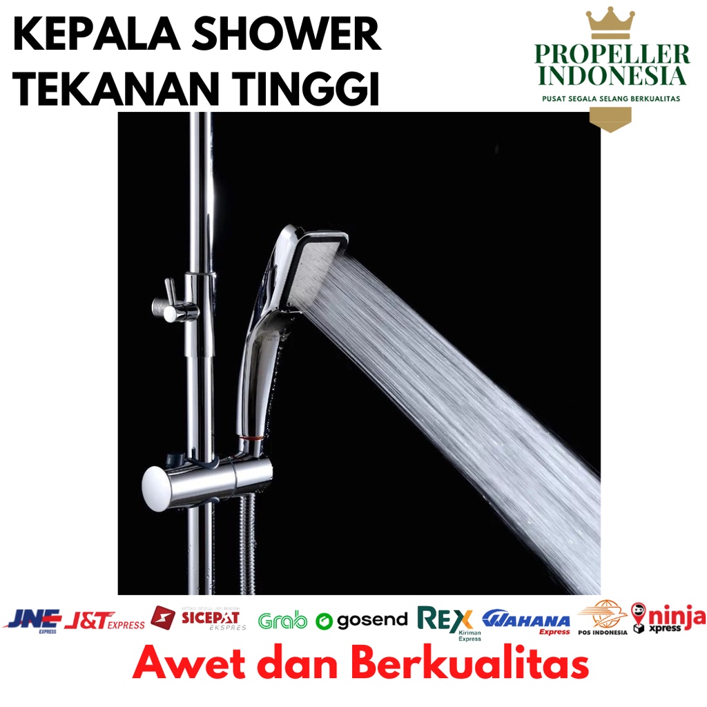 Kepala Shower Aerator Kamar Mandi 300 Lubang Pancuran Tekanan Tinggi