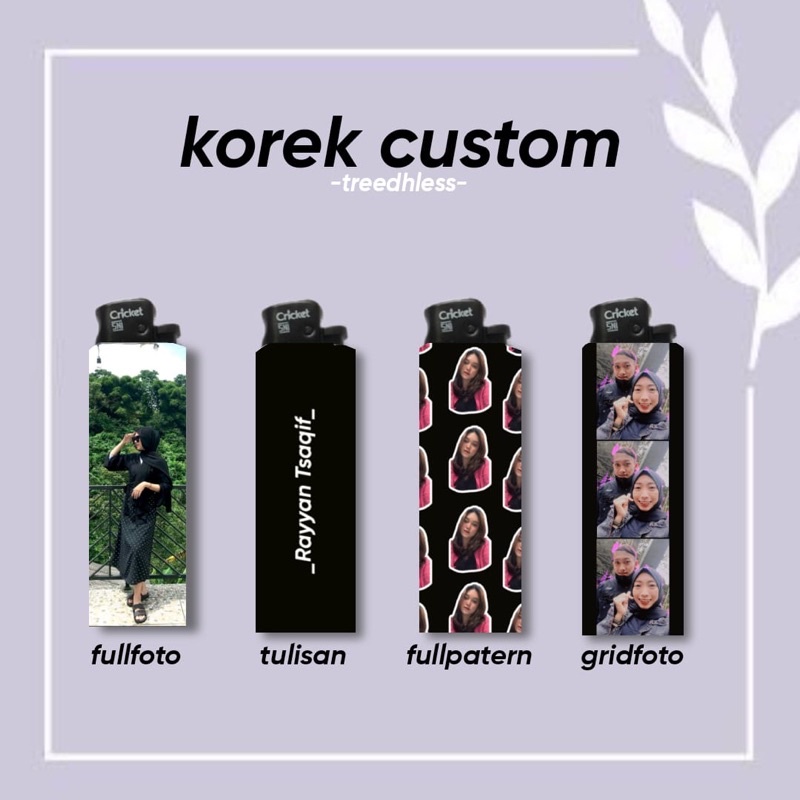 CUSTOM BEBAS KOREK CRICKET HUGO MAGNET BARA ZIPPO DESAIN BEBAS ANTI AIR ANTI LUNTUR