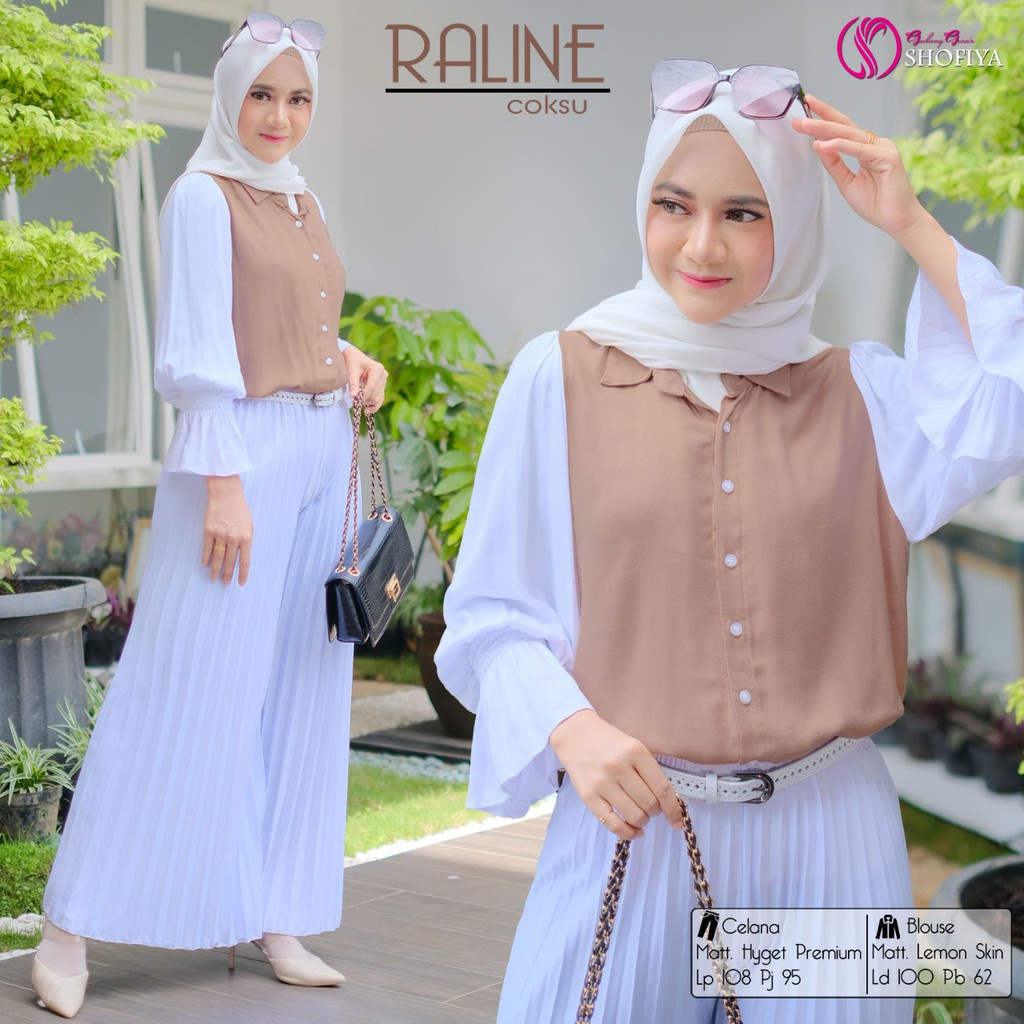 RALINE Kemeja Outer/ atasan wanita erbaru/ cardigan/ outer wanita terlaris/ cardigan