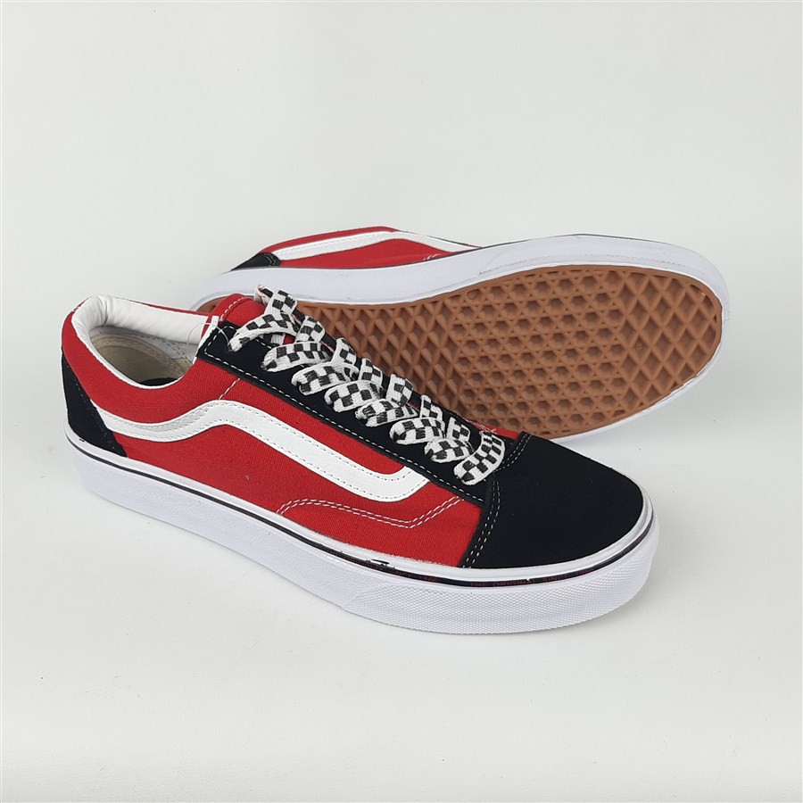 SEPATU VANS OLD SKOOL RED SNEAKERS DEWASA KUALITAS PREMUM