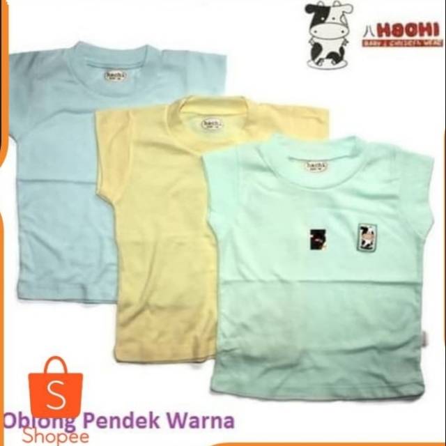 Hachi 3 pc oblong stali lengan pendek 3m-5y