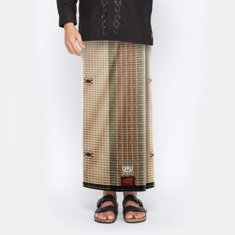 Sarung BHS Excellent Gold Motif Songket Gambiran Cream